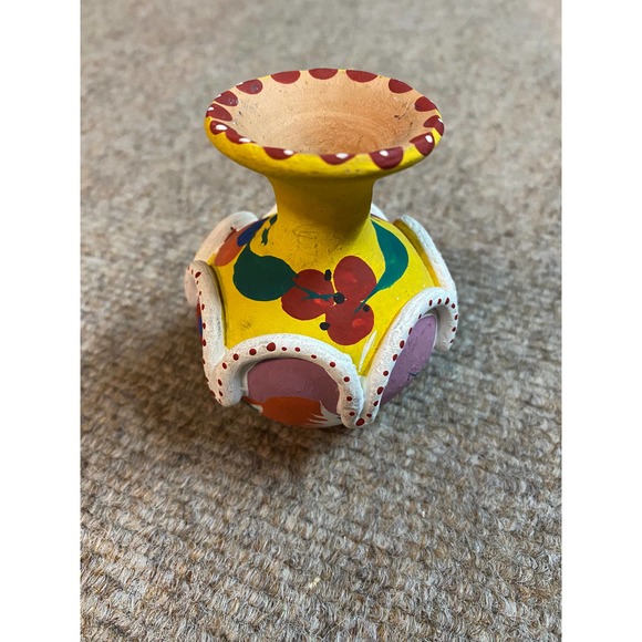 Floral Handpainted Vase - Picture 1 of 5